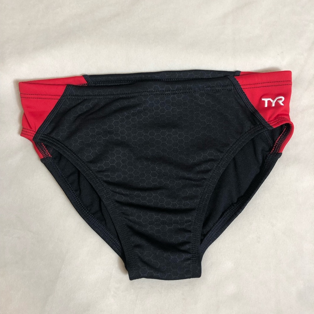 TYR black and red swim brief. Size 32
